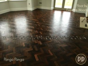 Reclaimed parquet floor